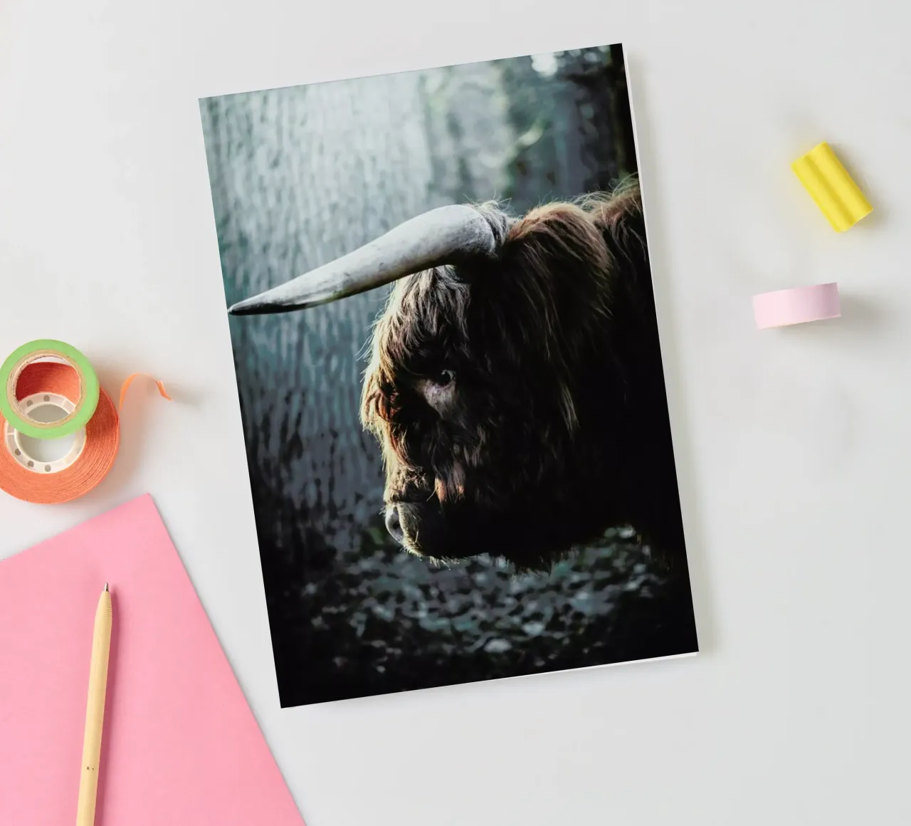Highland in Woods Notizbuch von Natural Kingdom