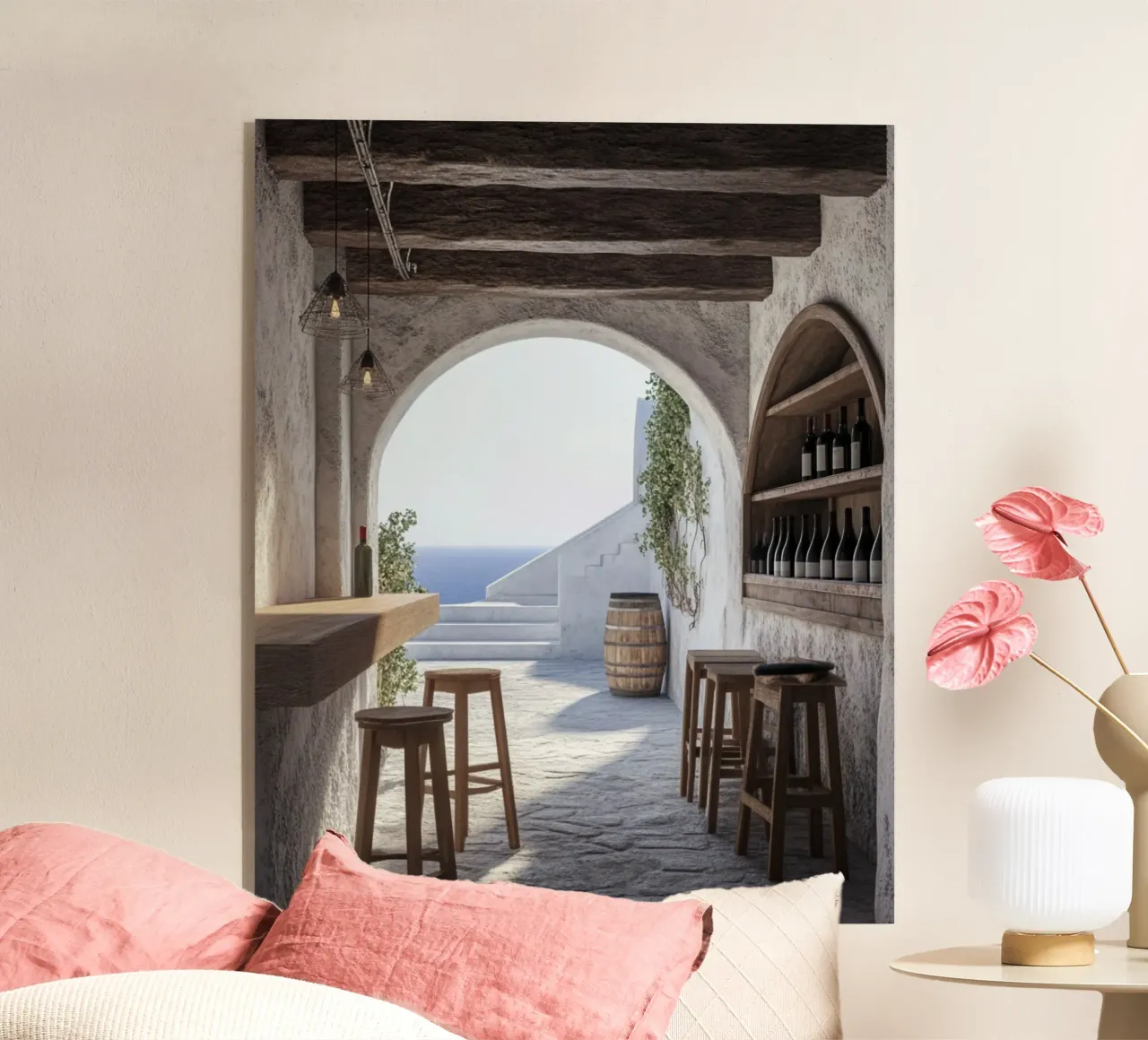 Vibrazioni di Santorini plexiglass da PhotoVibe Decor