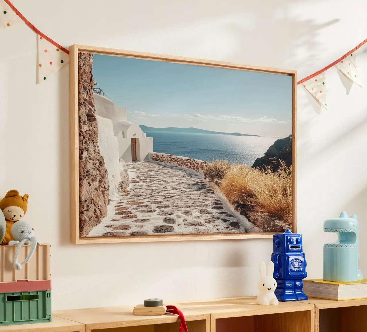 Les vibrations de Santorin toile de PhotoVibe Decor