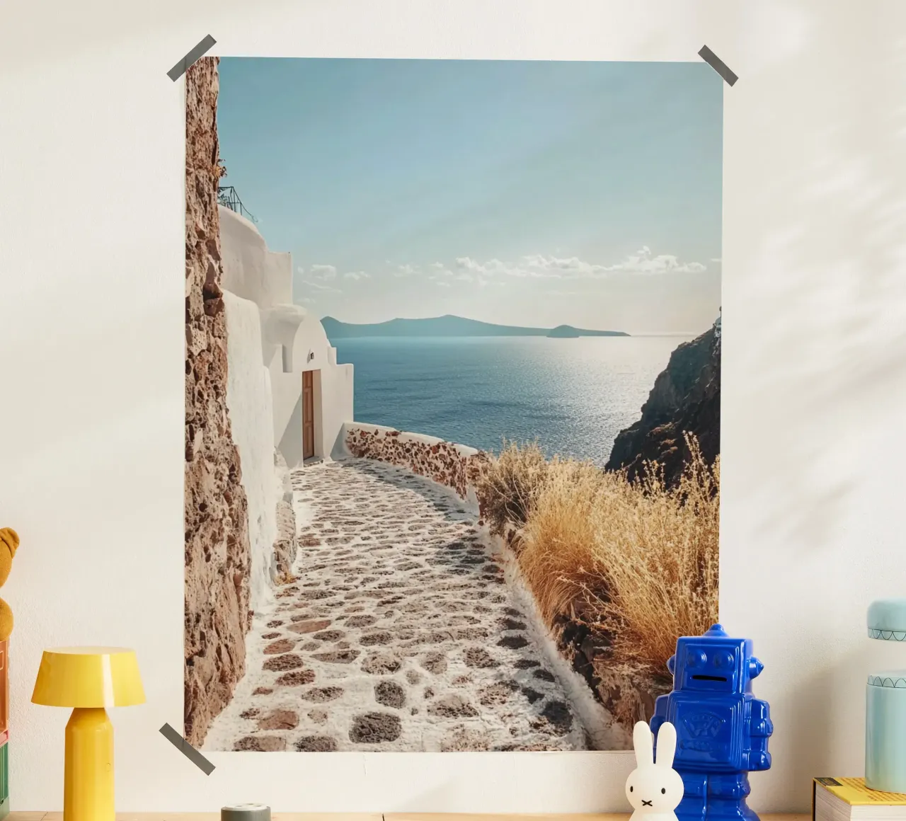 Vibrazioni di Santorini carta hahnemühle da PhotoVibe Decor