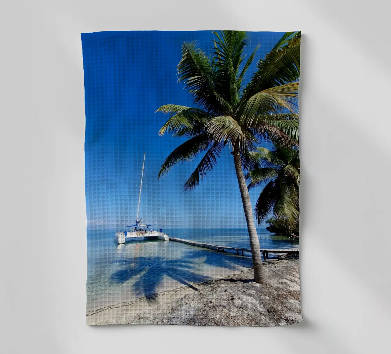 Île des Caraïbes, Cuba, motif 1 torchon de ZAMART - Fotografie