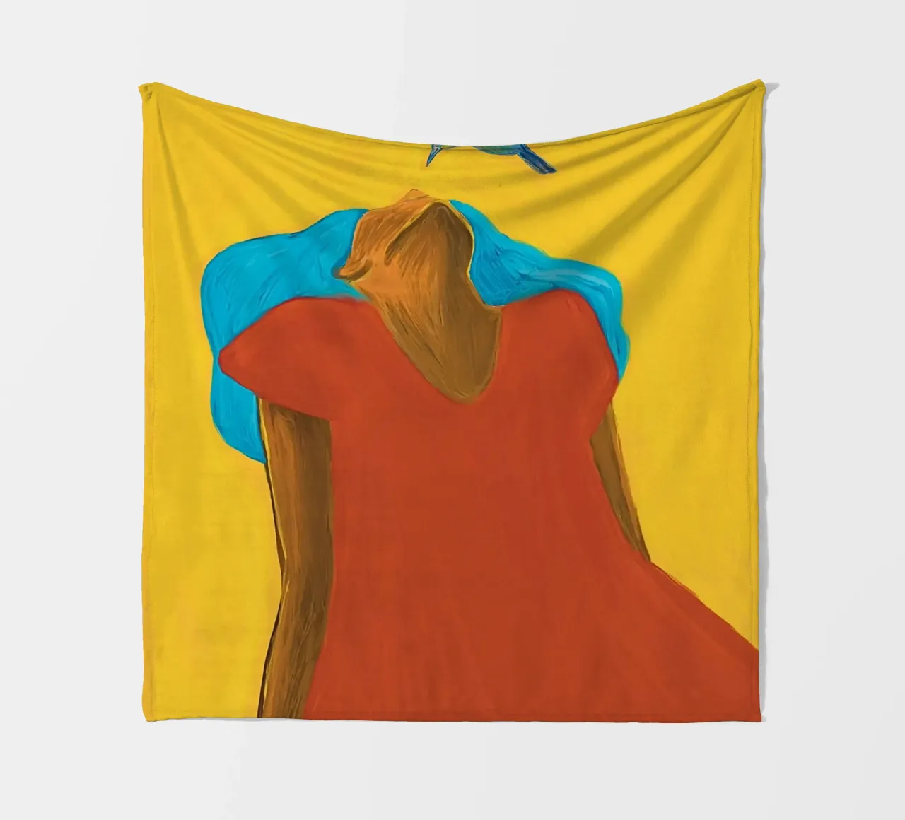 The hummingbird coperta in pile da tainah negreiros