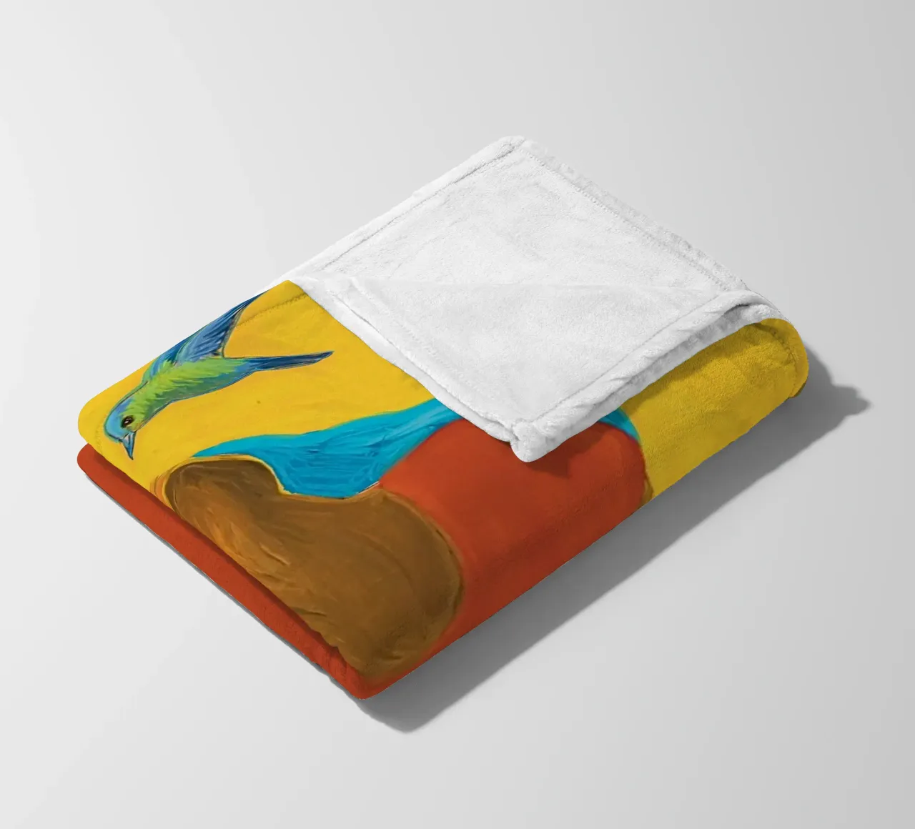 The hummingbird coperta in pile da tainah negreiros