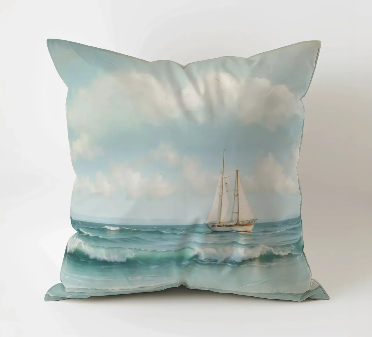 Sea Side Story No 02 cuscino da treechild