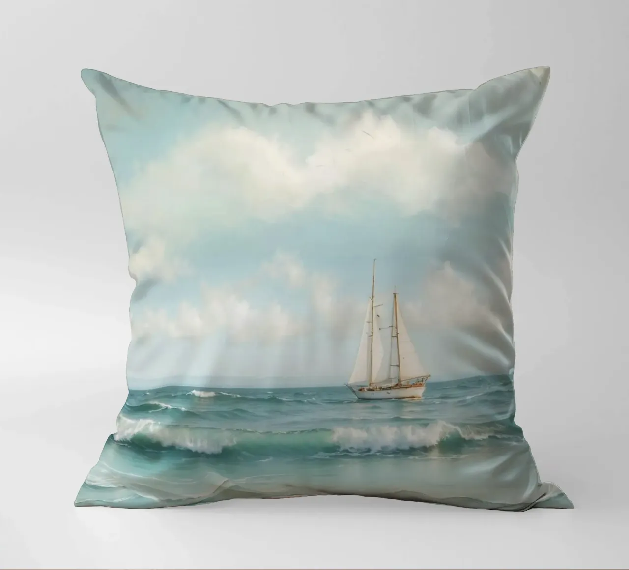 Sea Side Story No 02 cuscino da treechild
