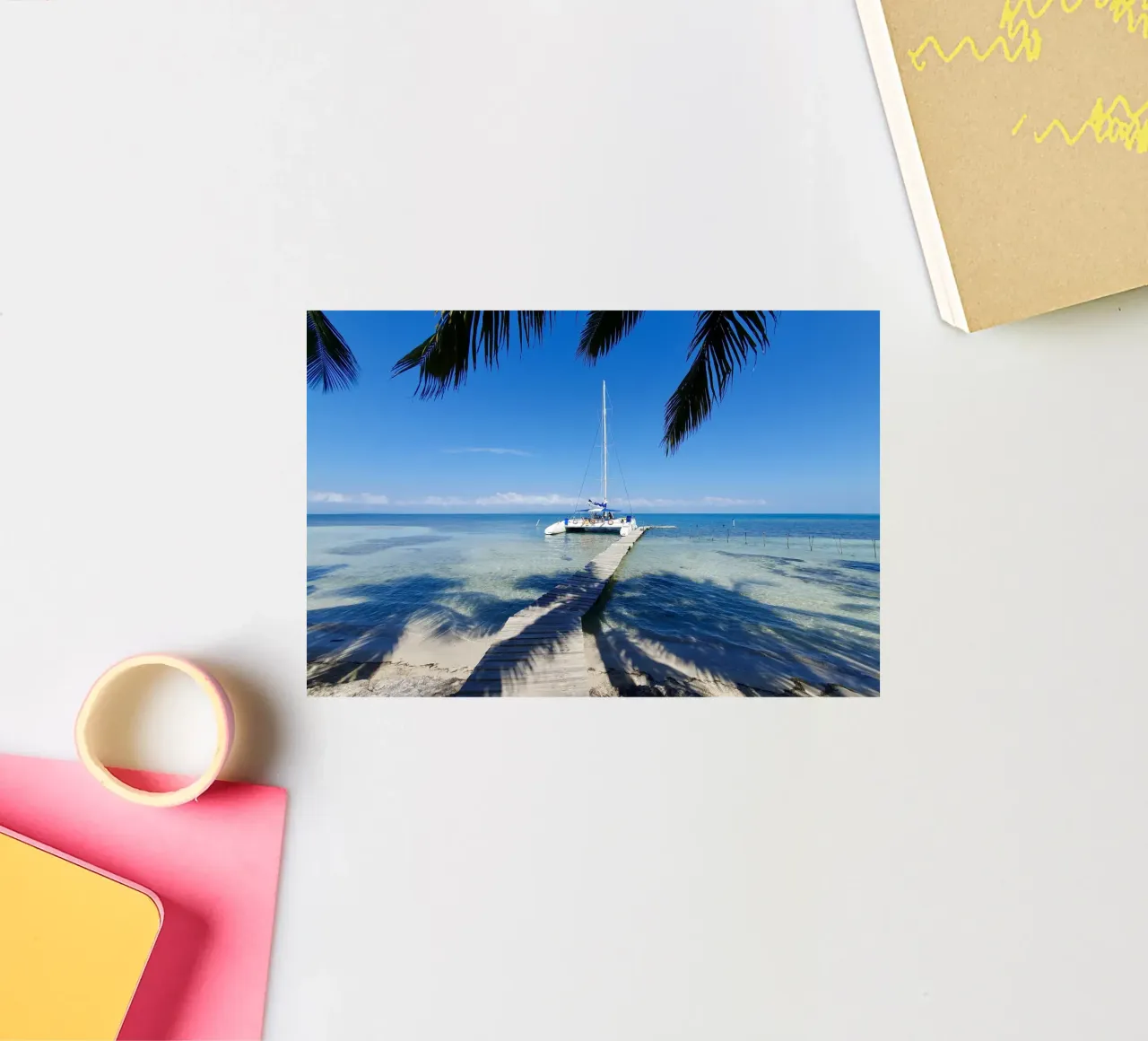 Insel in der Karibik, Cuba, Motiv 2 Sticker von ZAMART - Fotografie