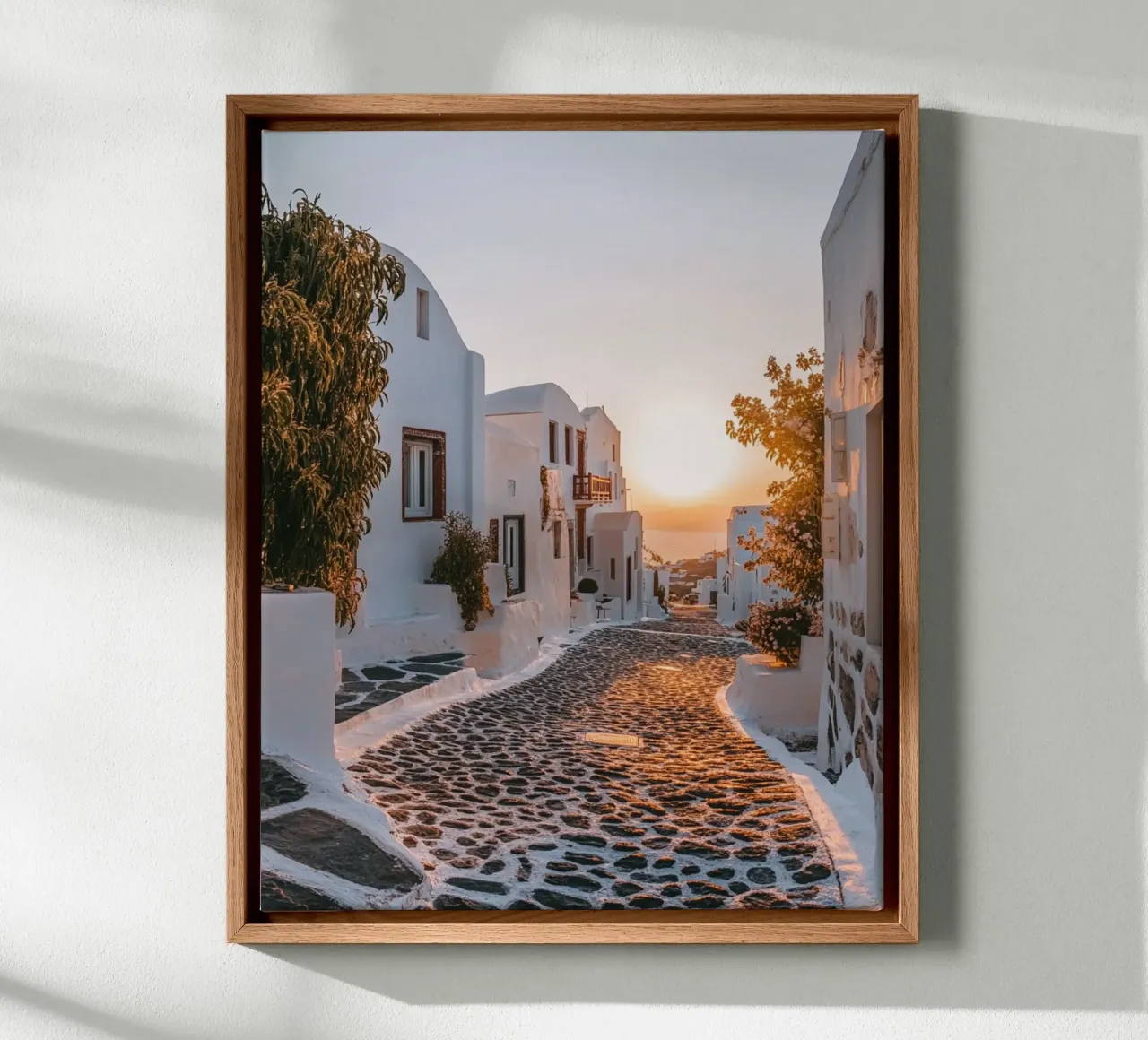 Santorini vibes canvas by PhotoVibe Decor