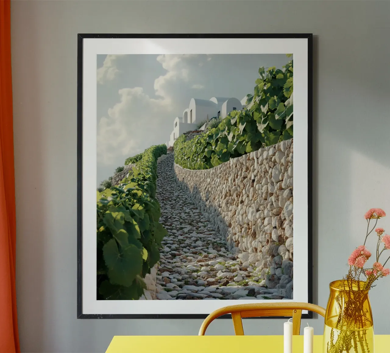 Santorini vibes hahnemühle by PhotoVibe Decor