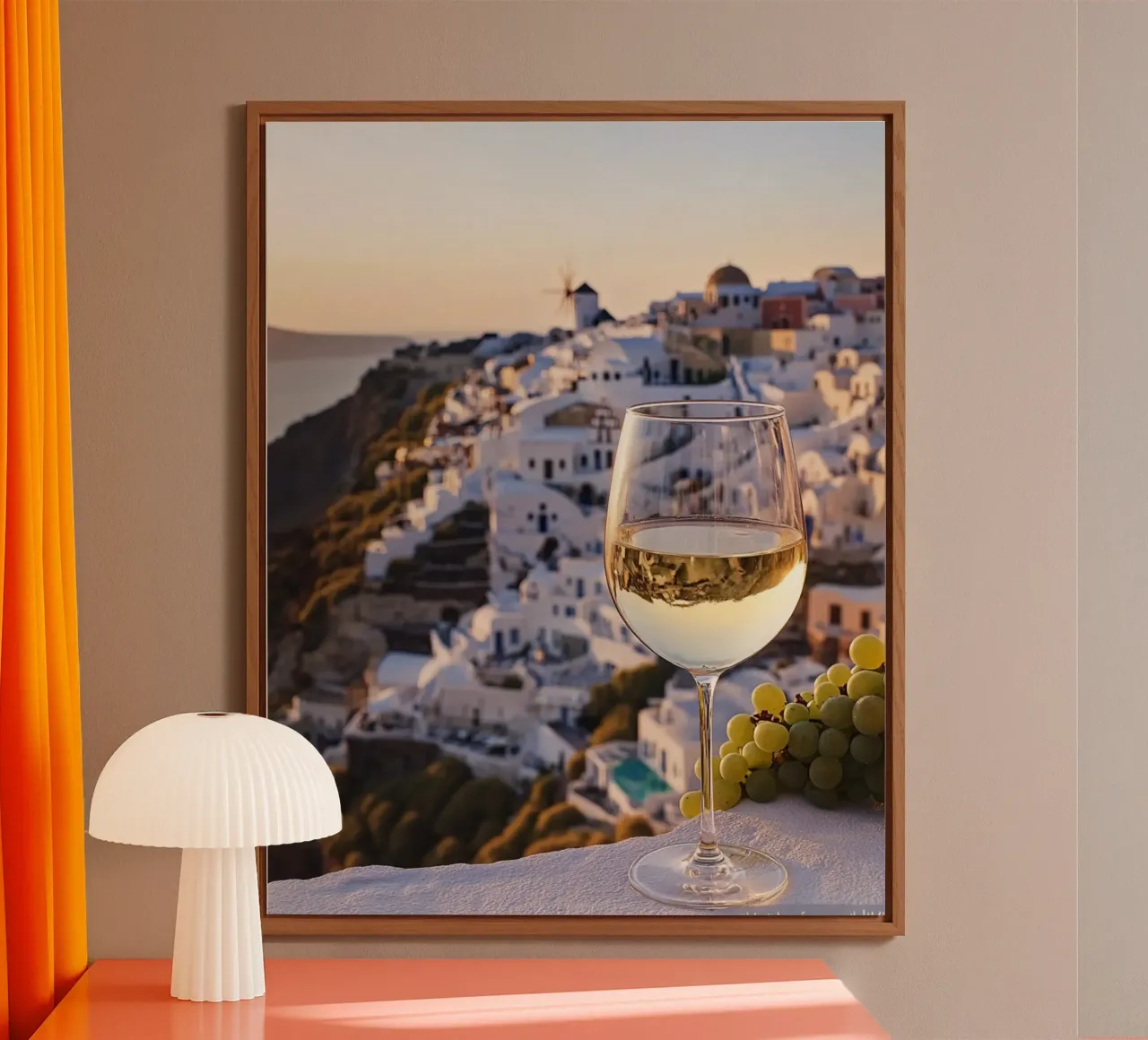 Vibrazioni di Santorini alluminio dibond da PhotoVibe Decor