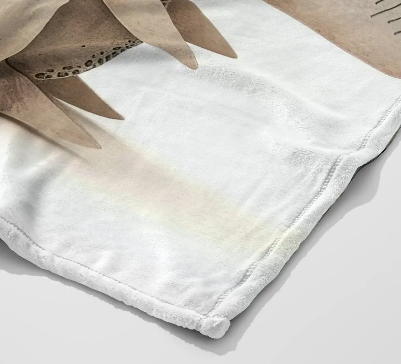 Ceramic Armadillo Figurine with Segmented Shell Pattern fleece blanket by DesignDoodle