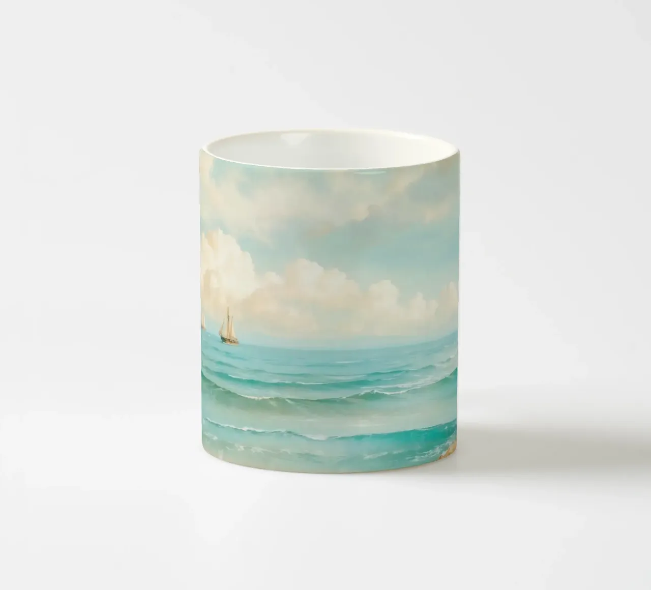 Sea Side Story No 03 tazza in ceramica da treechild