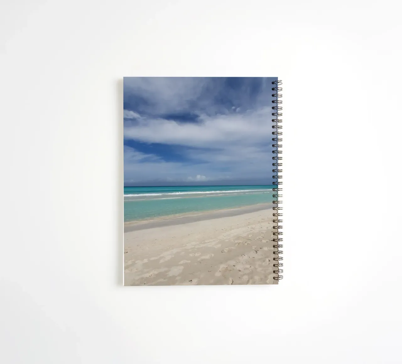 Beach on the Atlantic, motif 1 spiral notebook by ZAMART - Fotografie