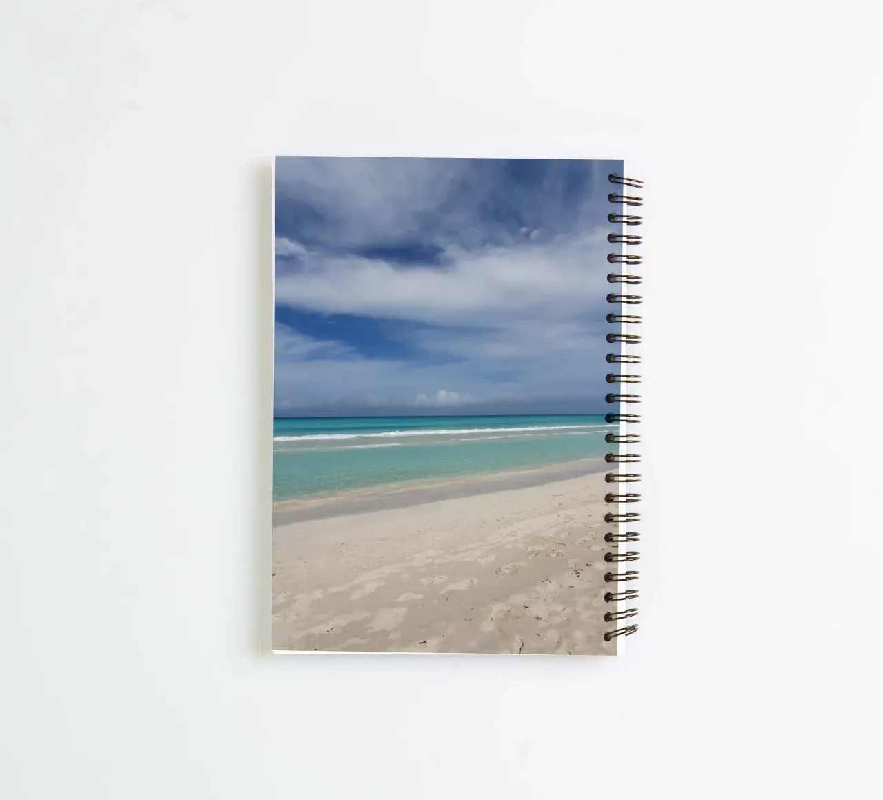 Beach on the Atlantic, motif 1 spiral notebook by ZAMART - Fotografie