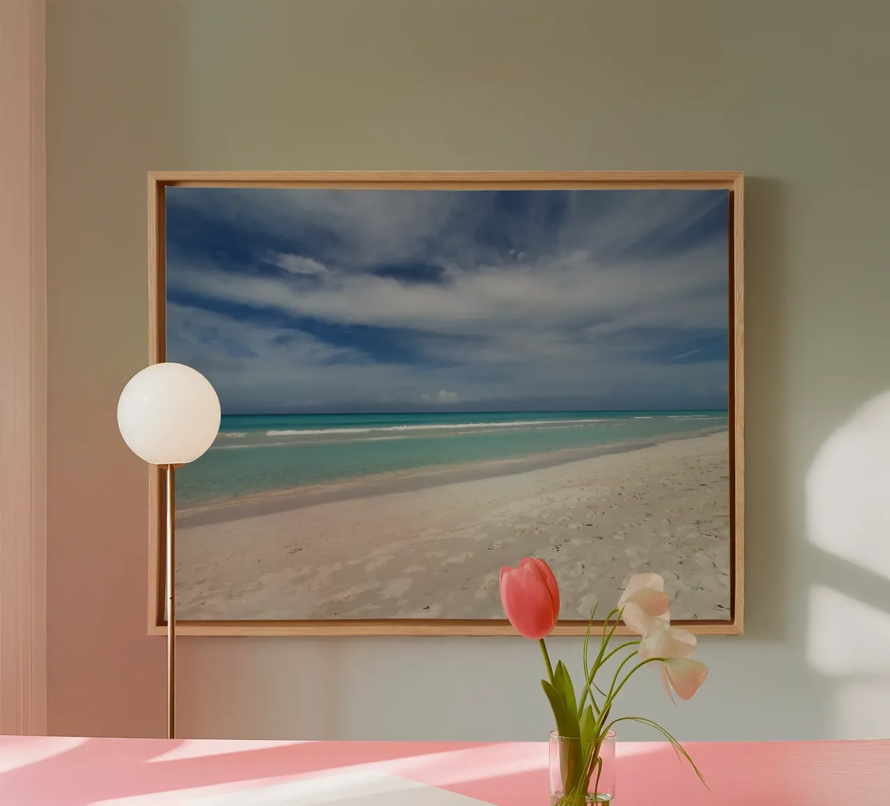 Beach on the Atlantic, motif 1 canvas by ZAMART - Fotografie