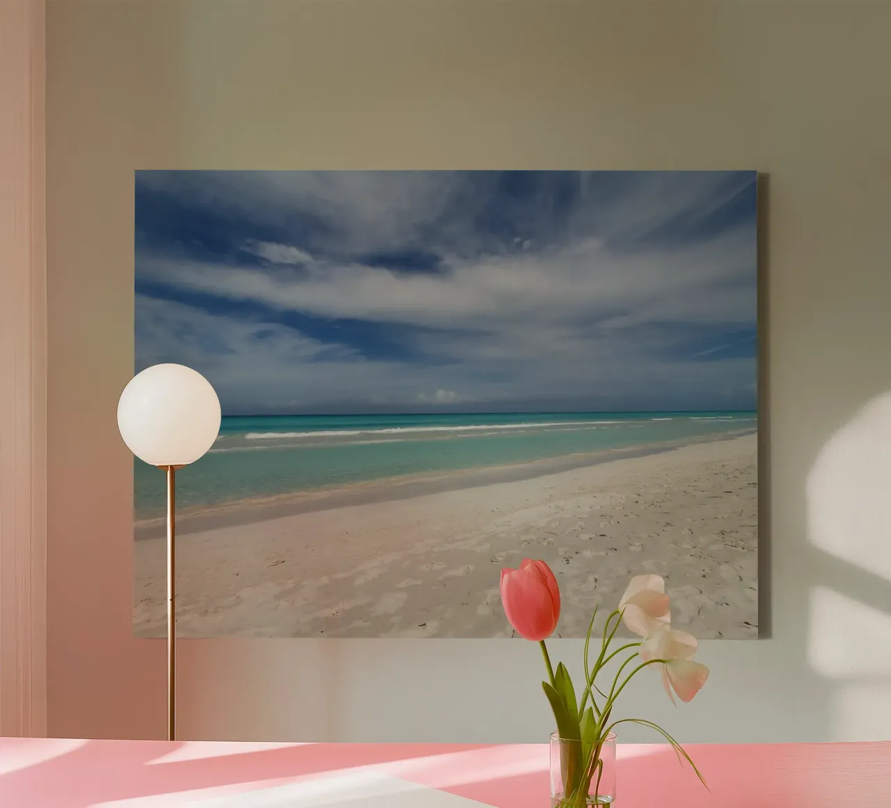 Beach on the Atlantic, motif 1 canvas by ZAMART - Fotografie
