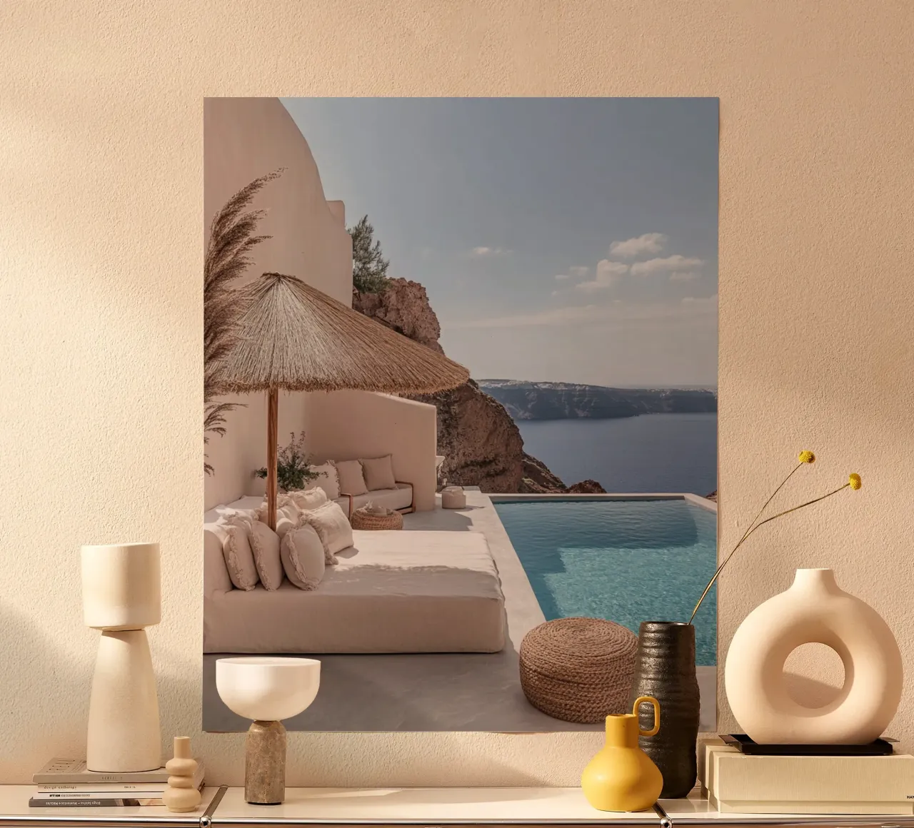Santorini-Vibes Hahnemühle von PhotoVibe Decor