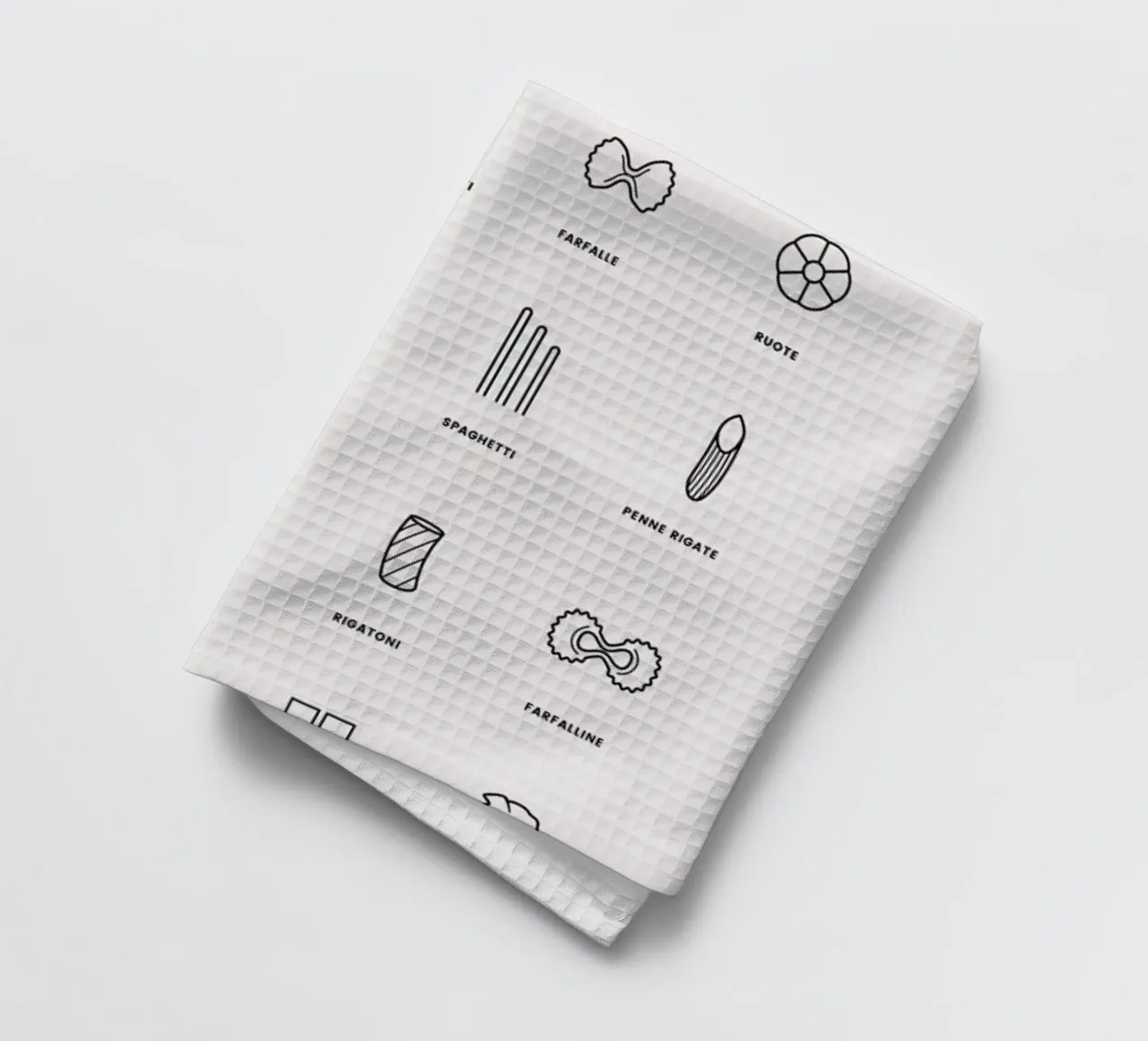 Pasta Chart 2 canovaccio da cucina da daylight design studio