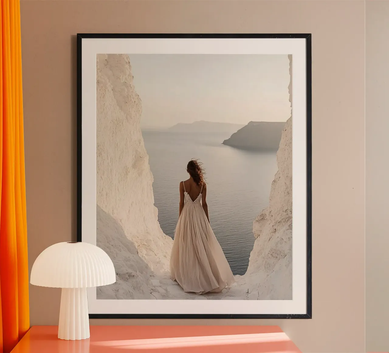 Vibrazioni di Santorini poster da PhotoVibe Decor