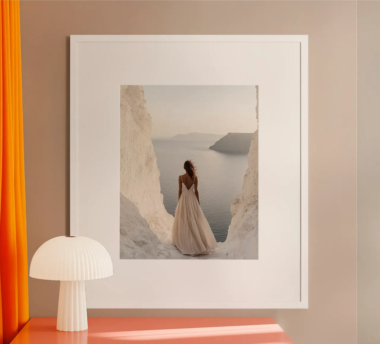 Vibrazioni di Santorini poster da PhotoVibe Decor