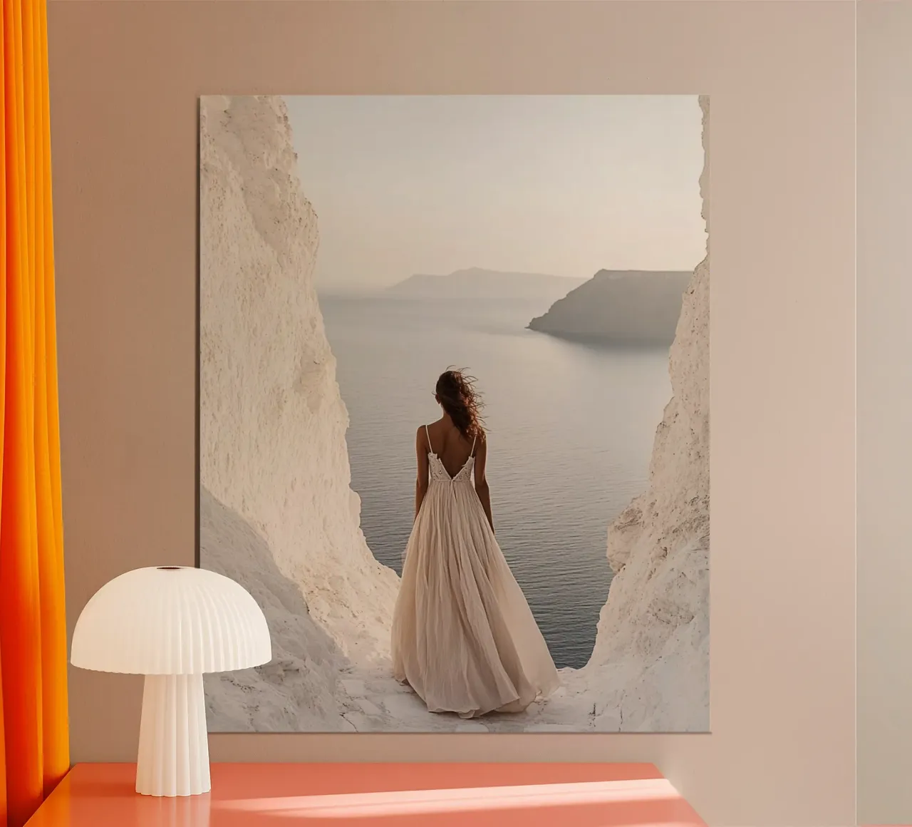 Vibrazioni di Santorini poster da PhotoVibe Decor