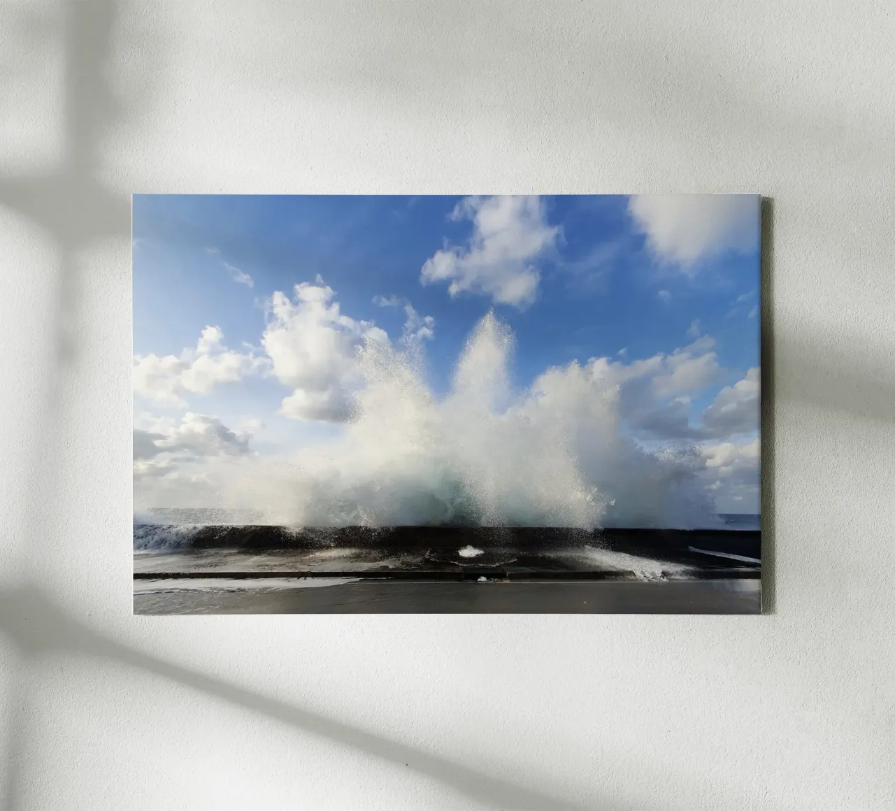 Stormy Atlantic, motif 3 canvas with Floater frame by ZAMART - Fotografie