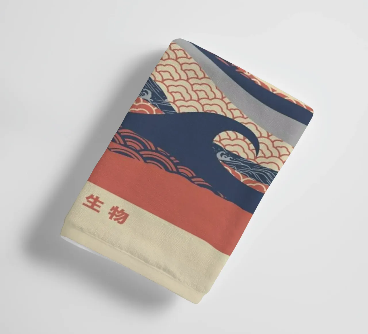 Surfer In The Waves Minimalist Beach View towel by Tobe Fonseca