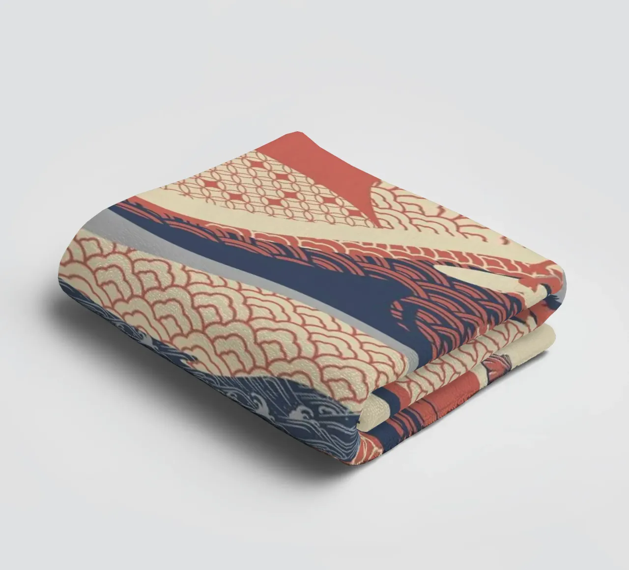 Surfer In The Waves Minimalist Beach View towel by Tobe Fonseca