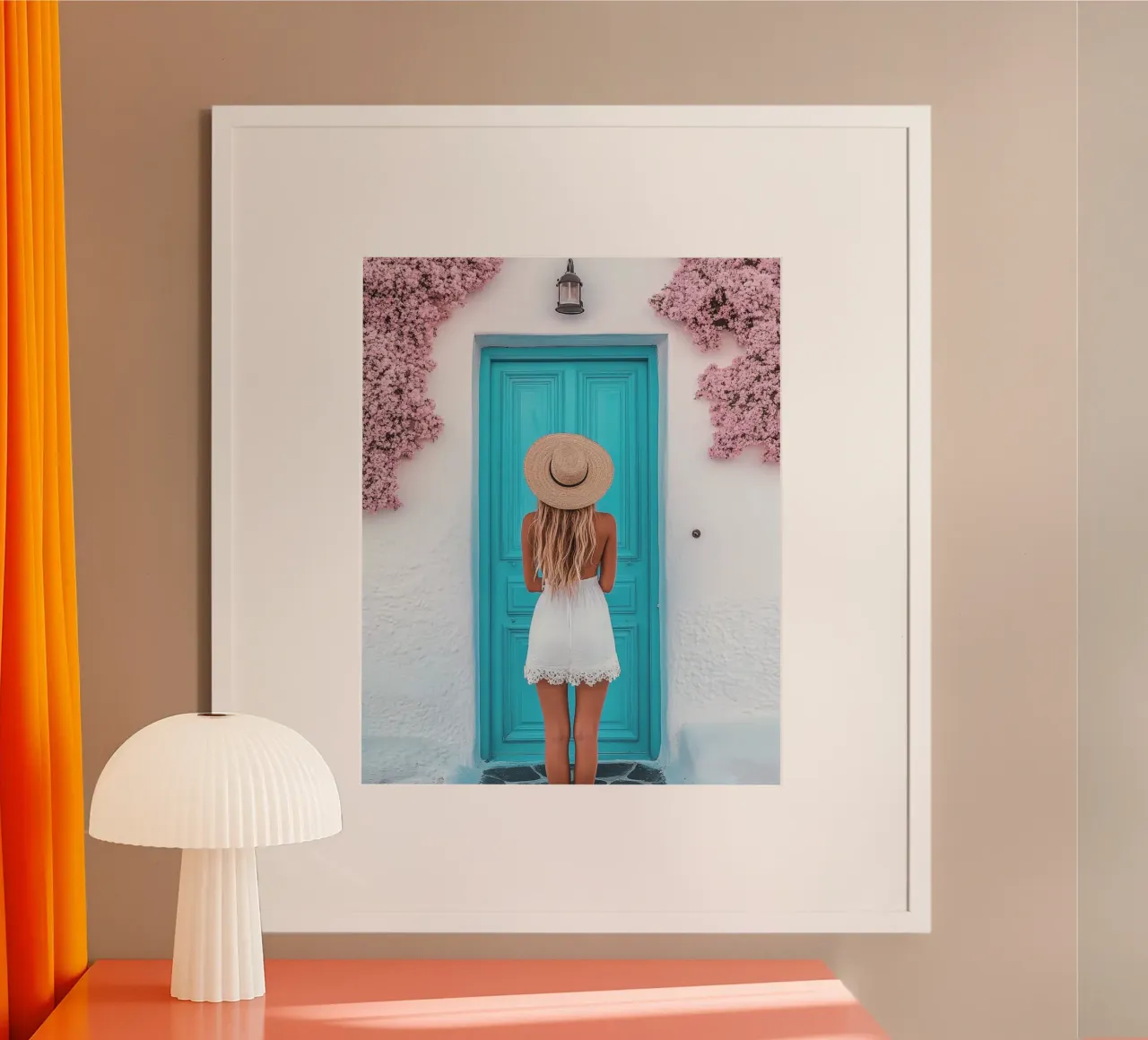 Vibrazioni di Santorini poster da PhotoVibe Decor