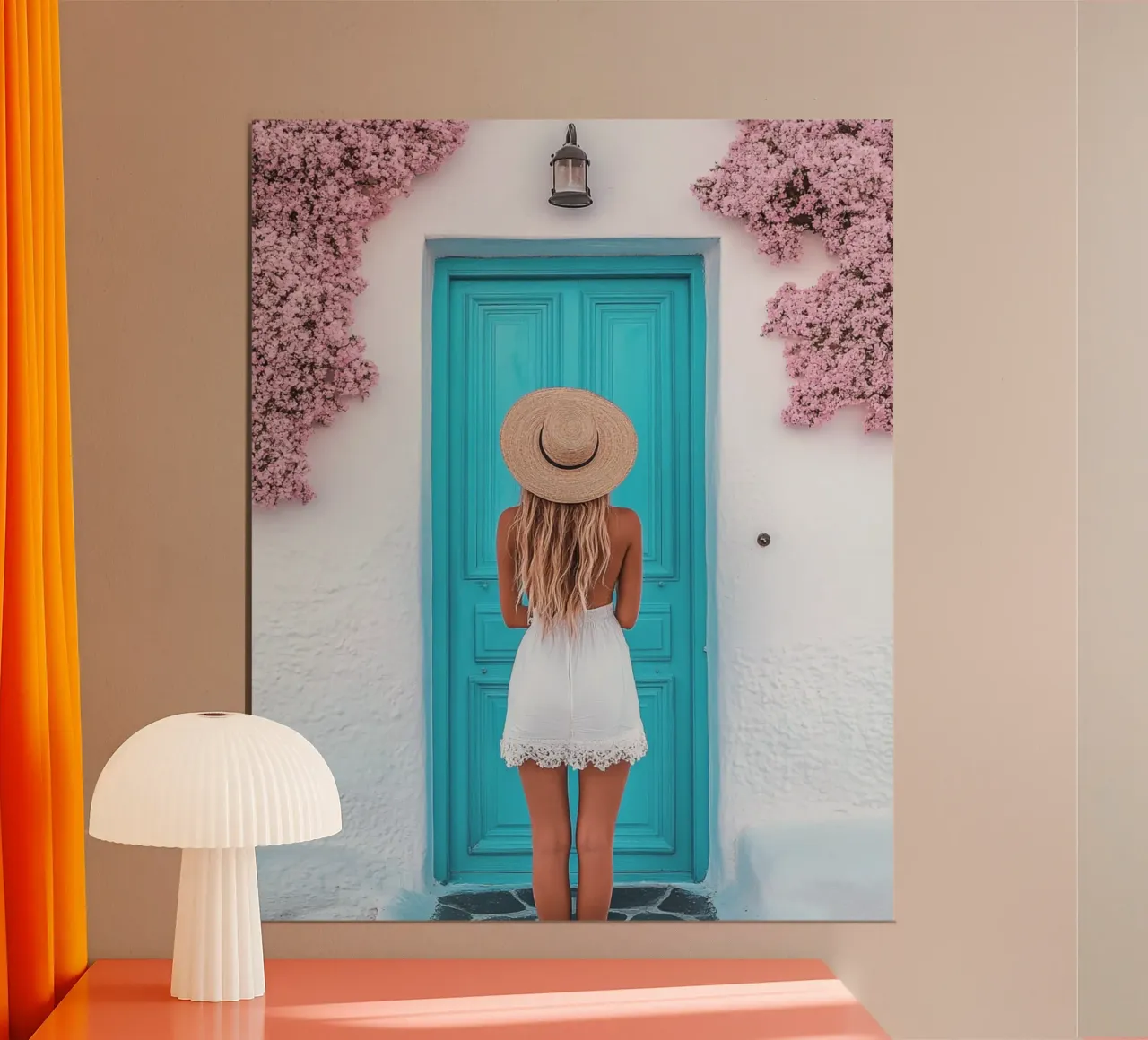 Vibrazioni di Santorini poster da PhotoVibe Decor