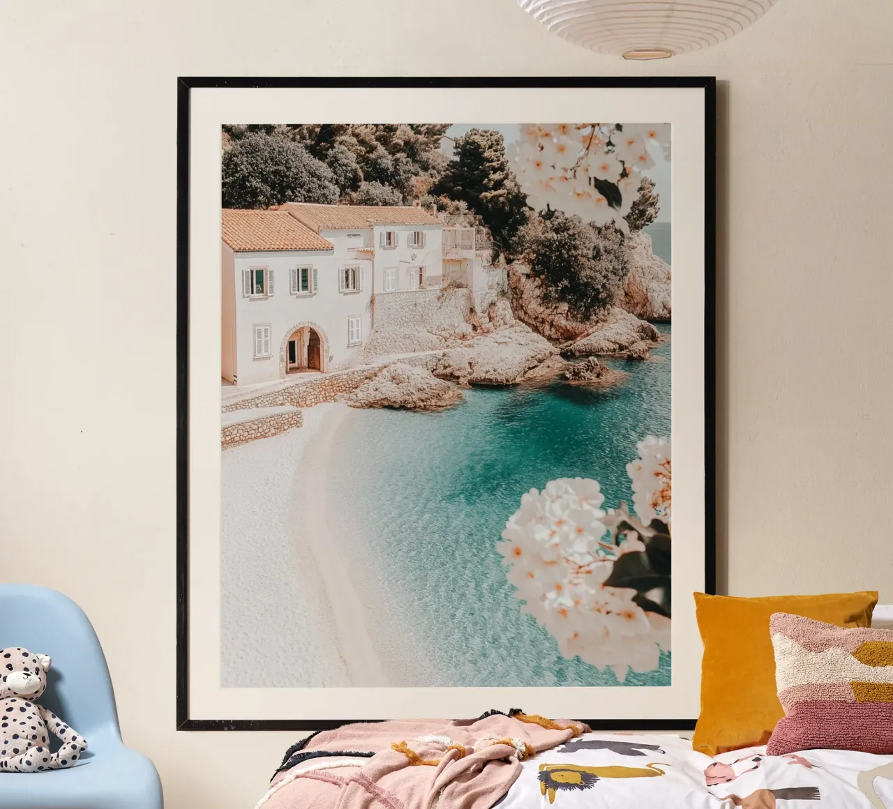 Santorini-Vibes Hahnemühle von PhotoVibe Decor