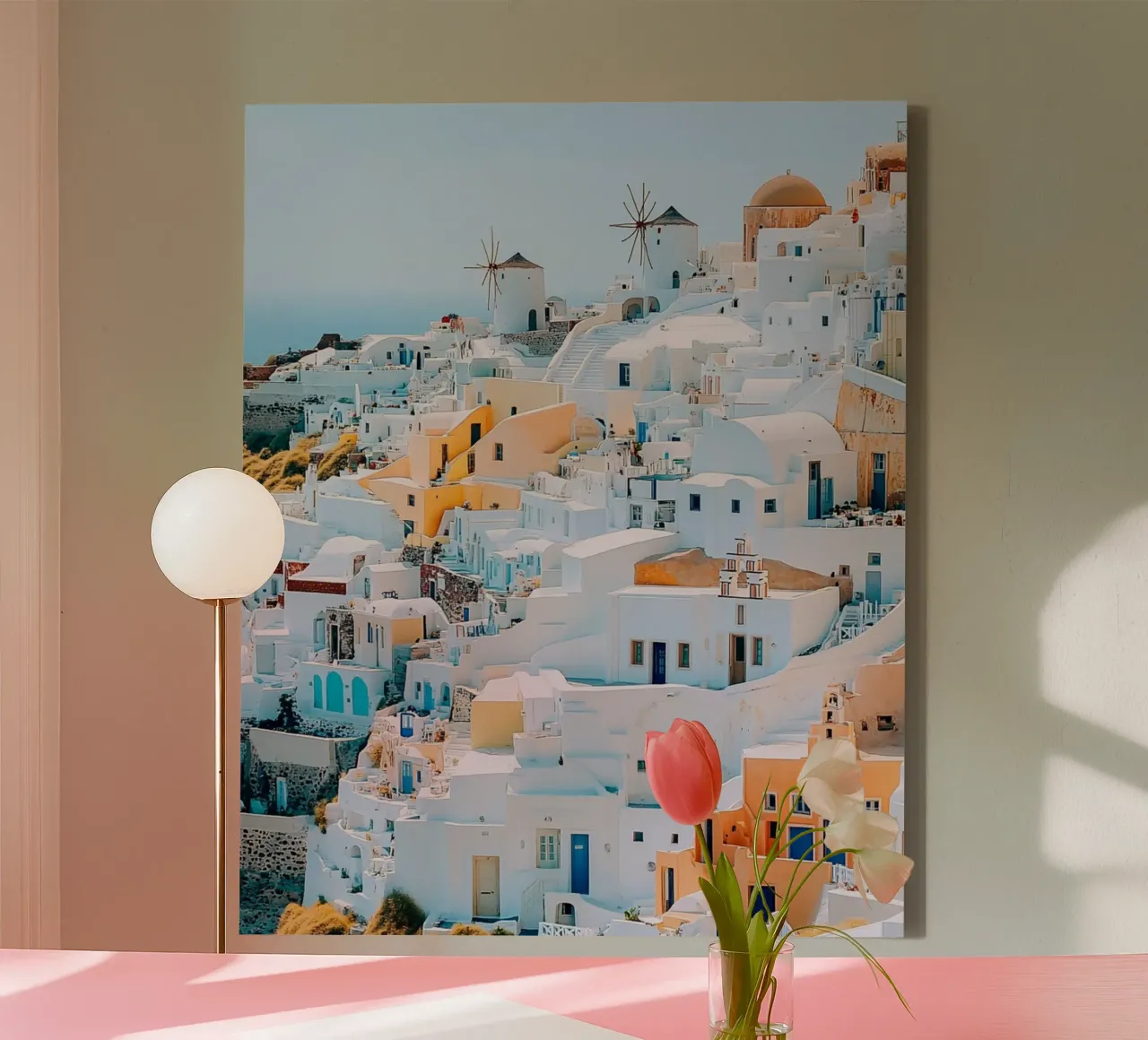 Vibrazioni di Santorini tela da PhotoVibe Decor