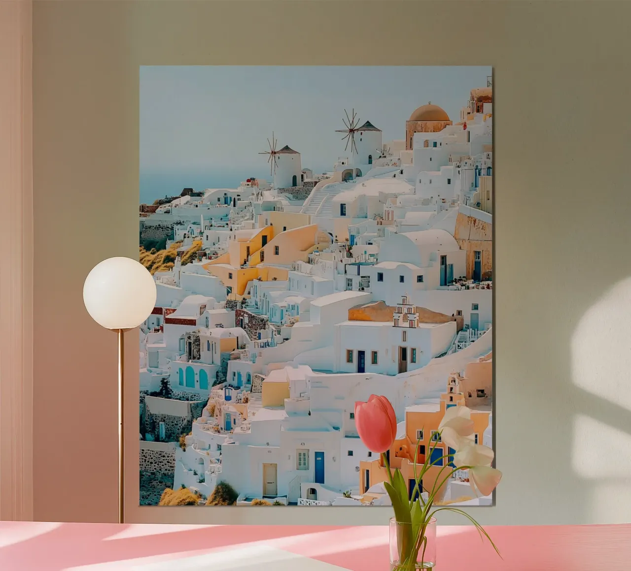 Santorini-Vibes Hahnemühle von PhotoVibe Decor