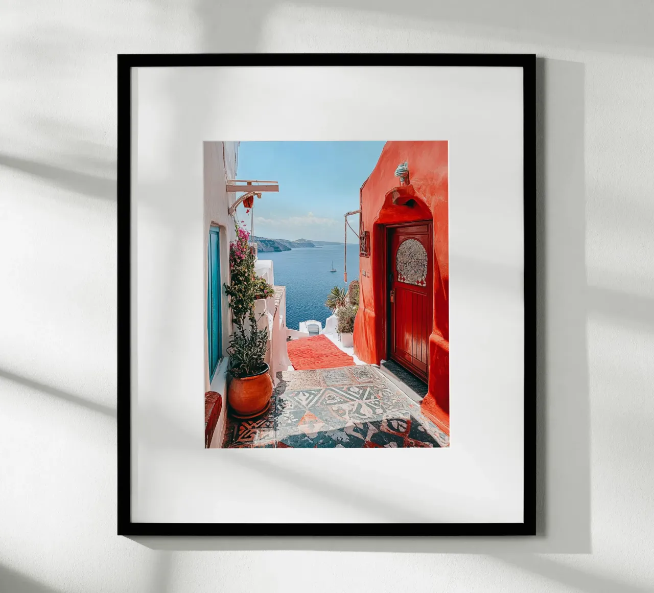 Vibrazioni di Santorini carta hahnemühle da PhotoVibe Decor