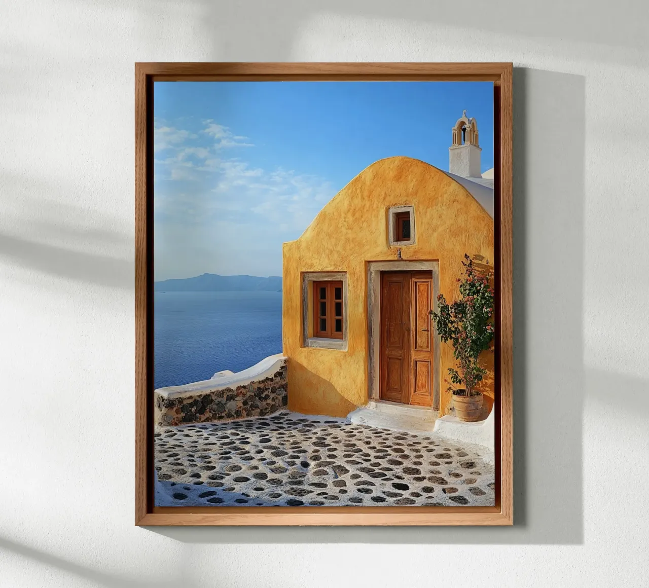 Vibrazioni di Santorini alluminio dibond da PhotoVibe Decor