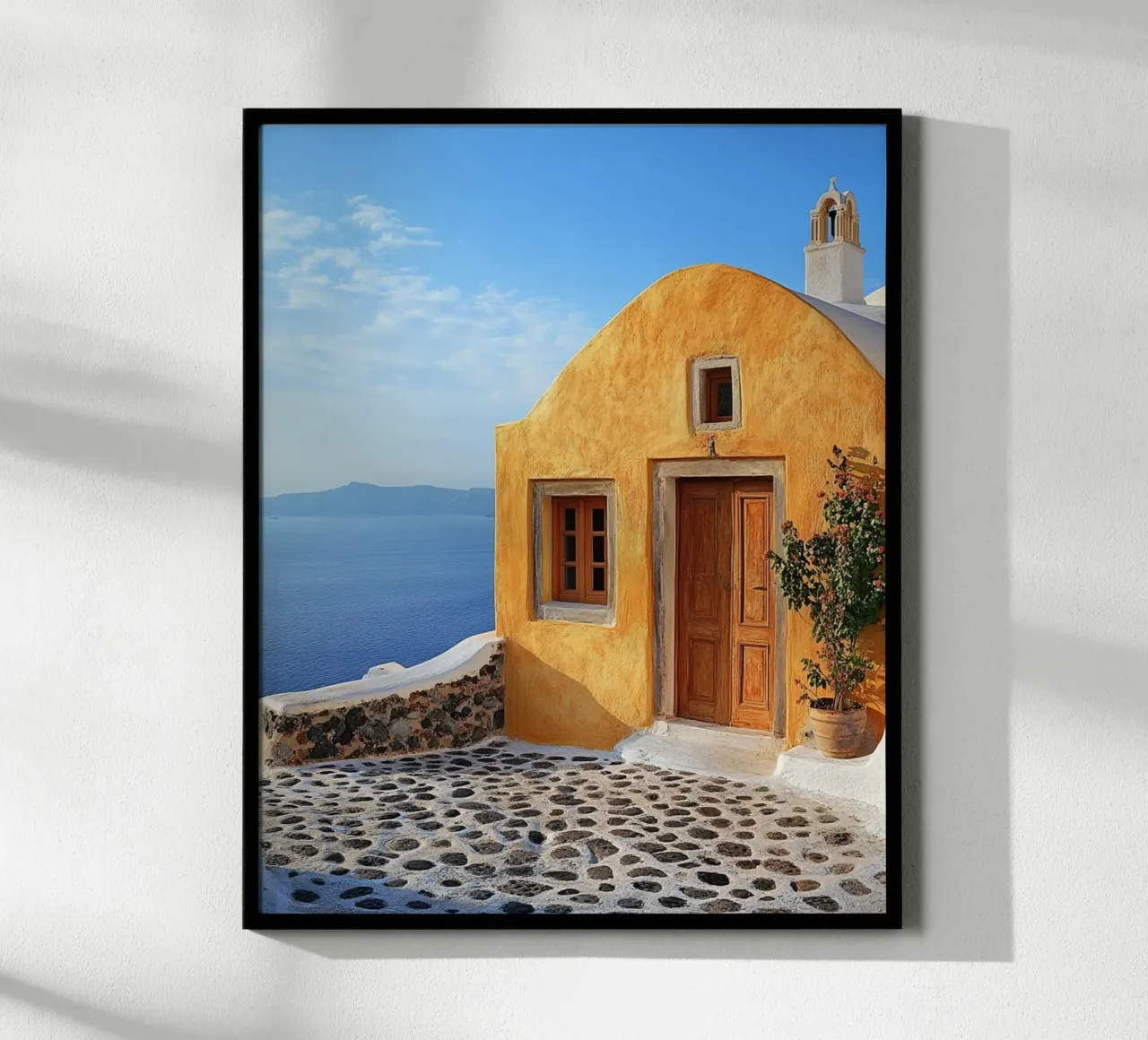 Vibrazioni di Santorini carta hahnemühle da PhotoVibe Decor