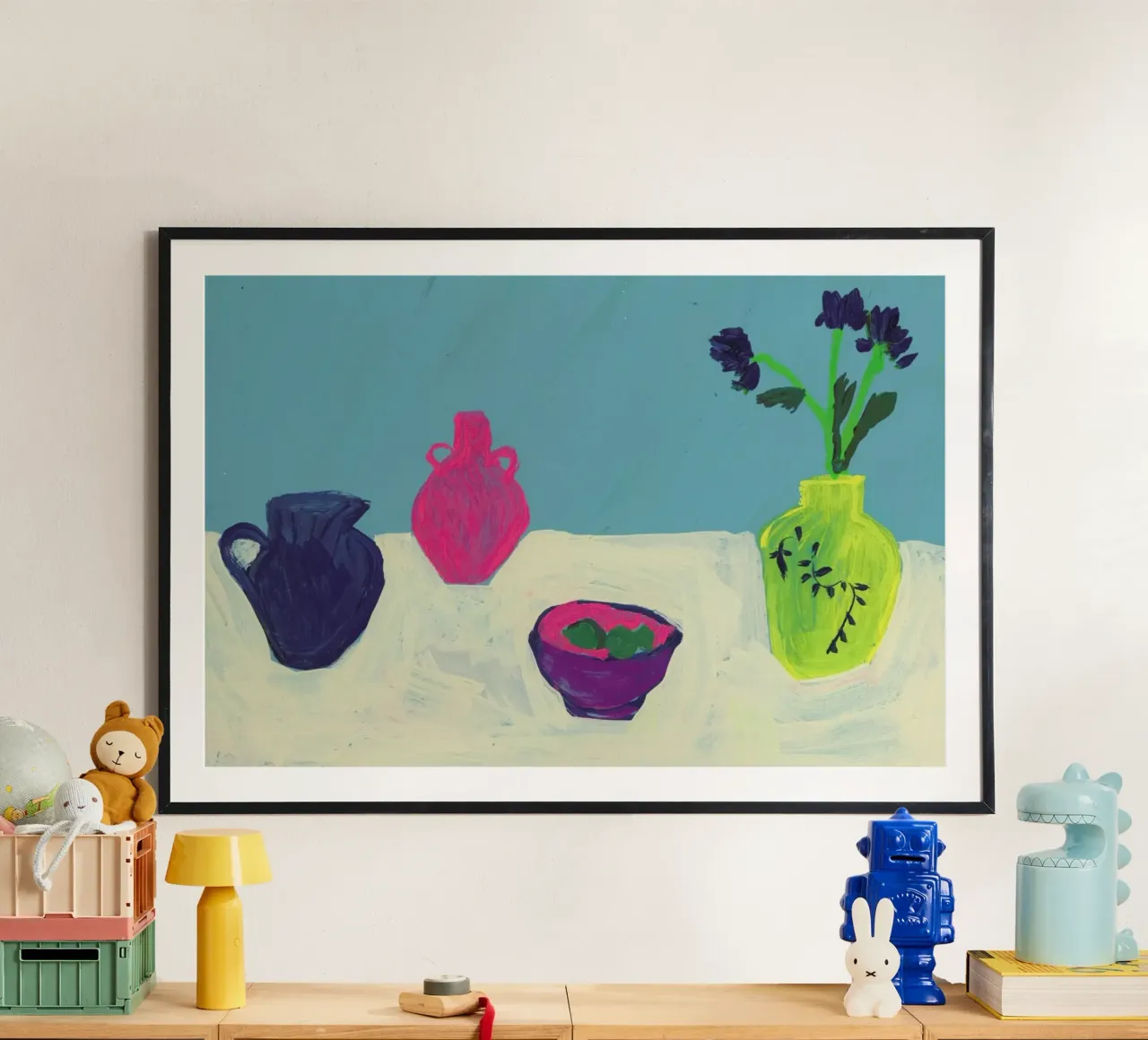 Still Life On Cream Table hahnemühle by Sonia Brittain