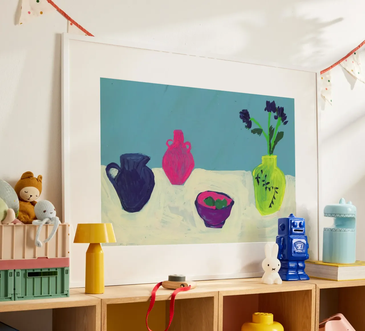 Still Life On Cream Table hahnemühle by Sonia Brittain