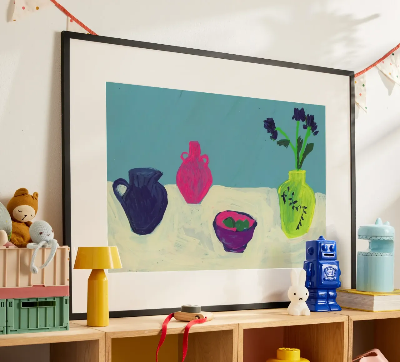 Still Life On Cream Table hahnemühle by Sonia Brittain