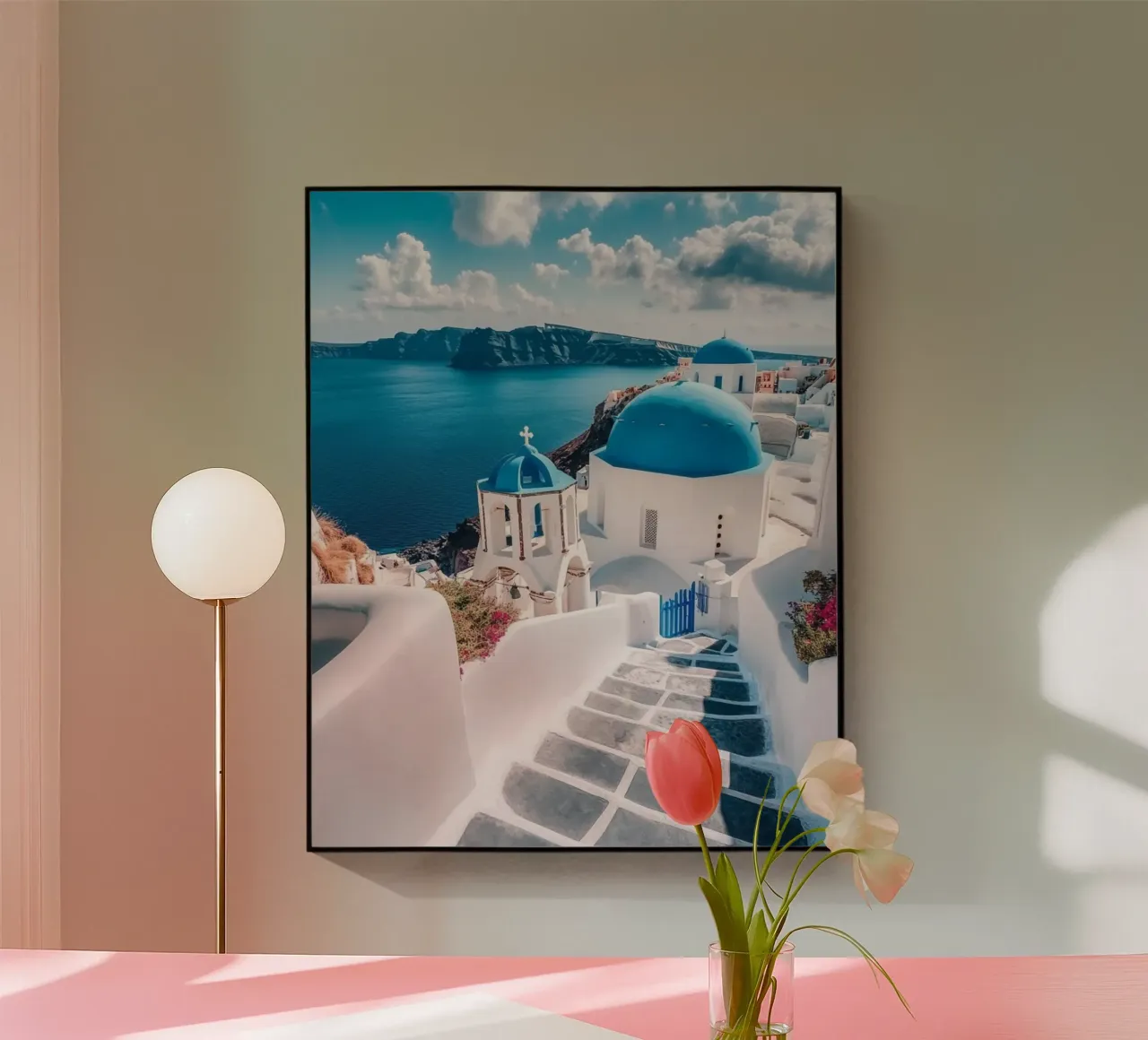 Vibrazioni di Santorini plexiglass da PhotoVibe Decor