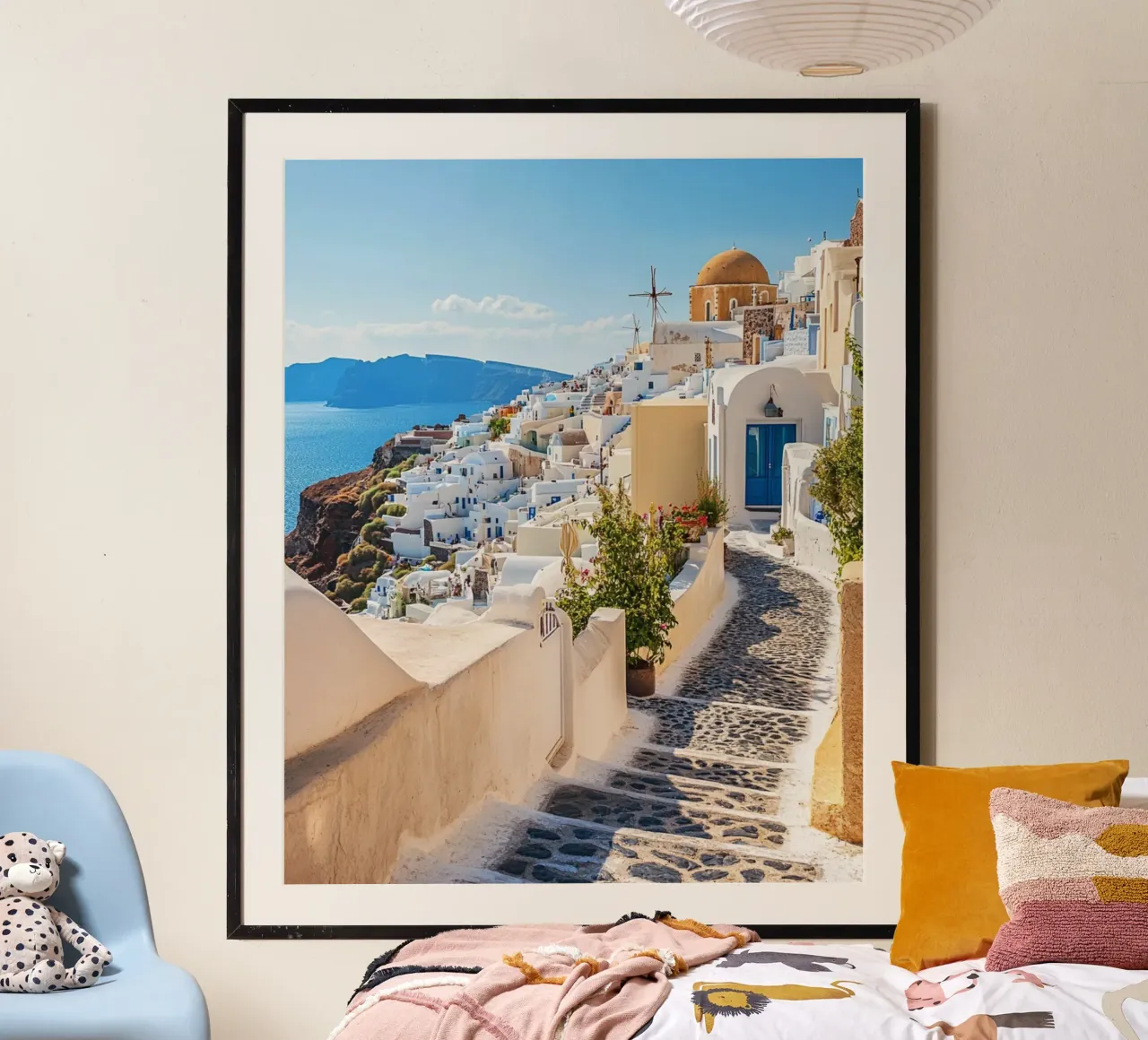 Santorini-Vibes Hahnemühle von PhotoVibe Decor