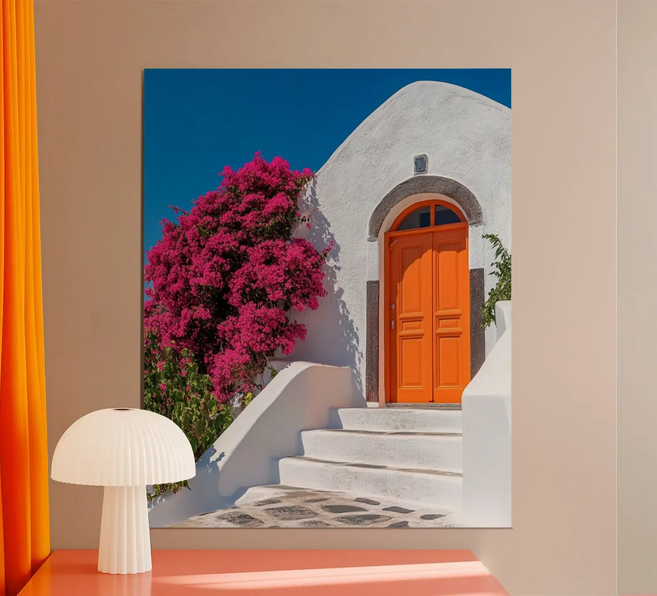 Vibrazioni di Santorini carta hahnemühle da PhotoVibe Decor