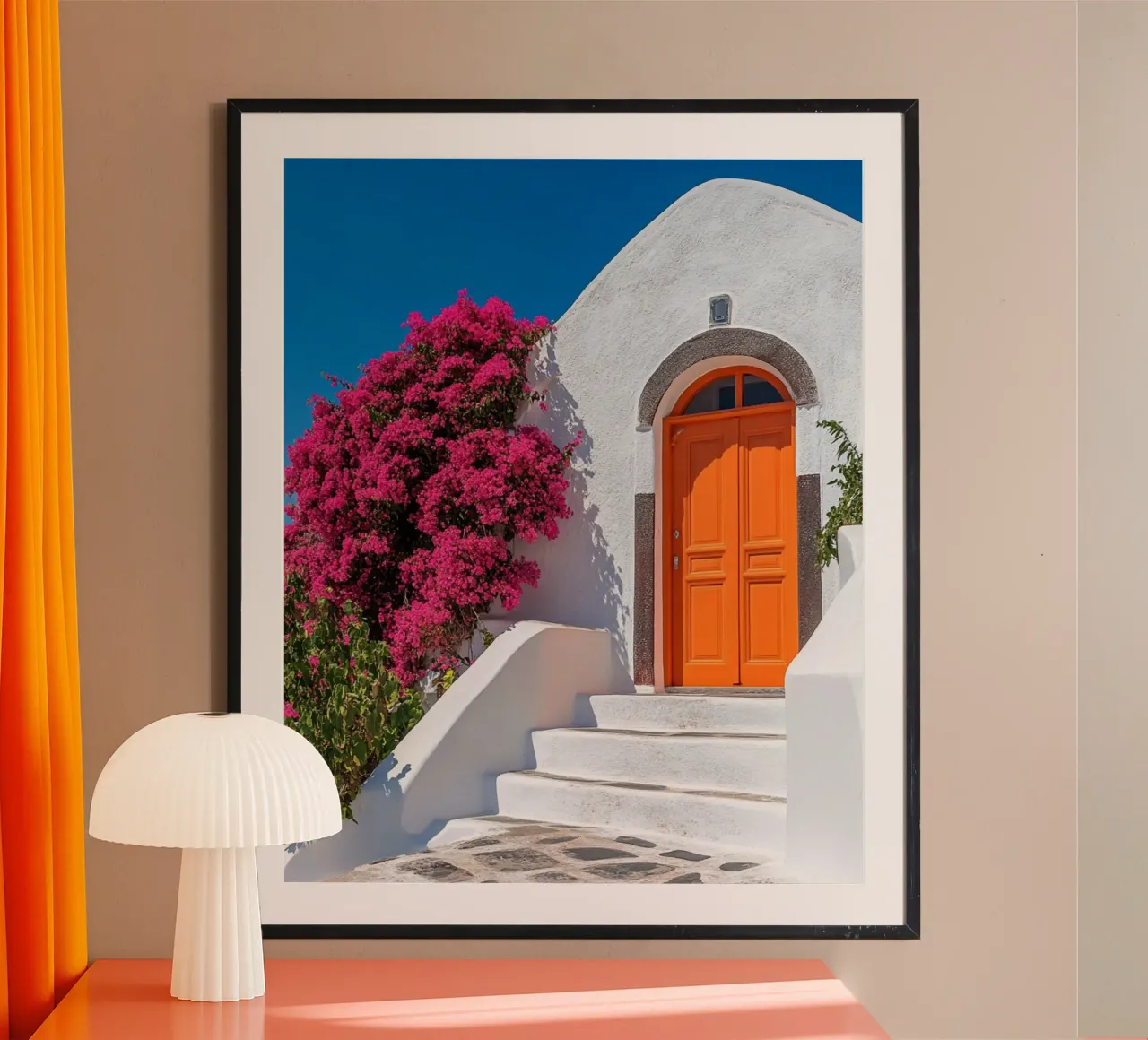 Vibrazioni di Santorini poster da PhotoVibe Decor