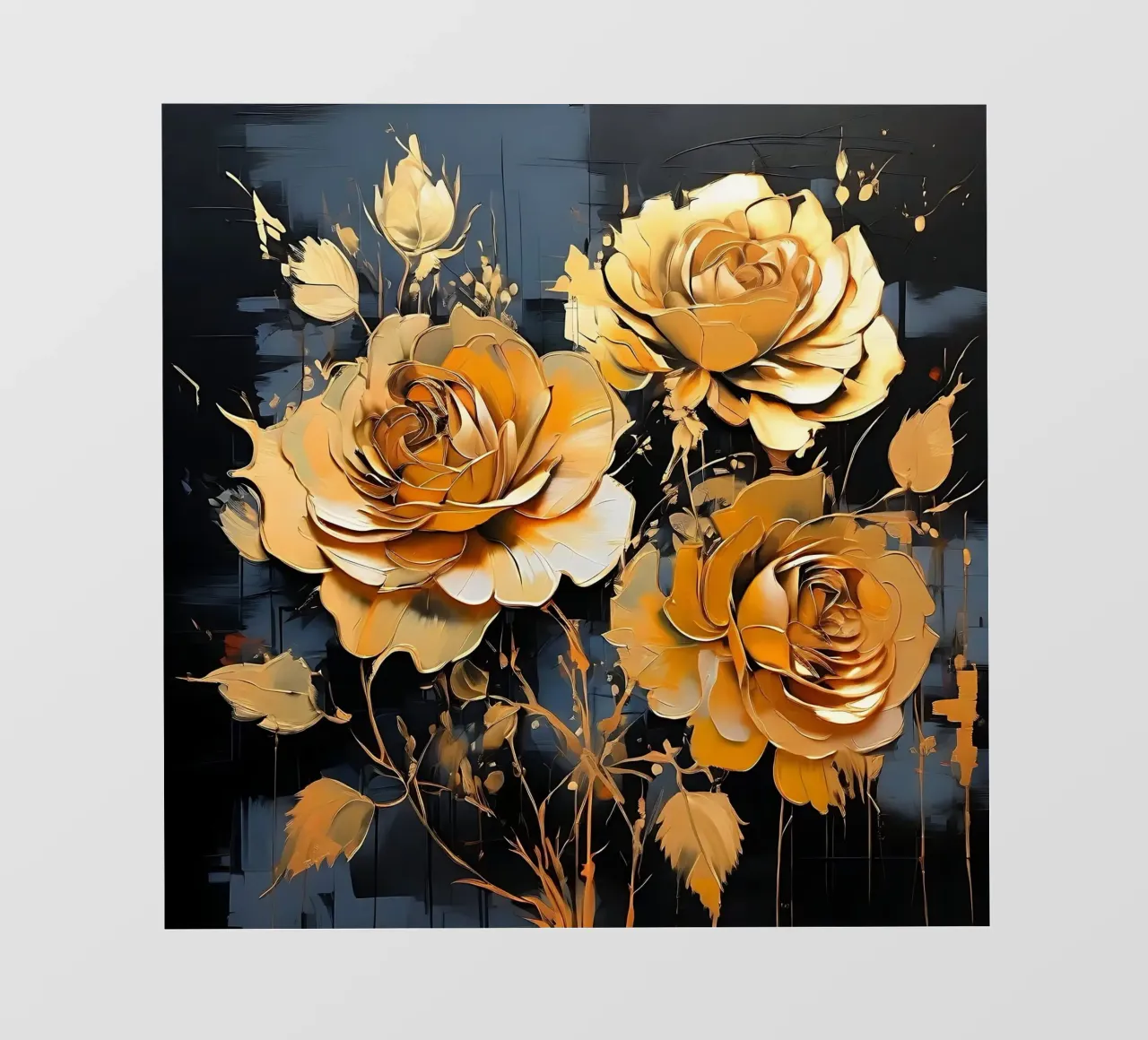 rose_oro_nero_2 pellicola backlit da Farb- und Blütenzauber by LK