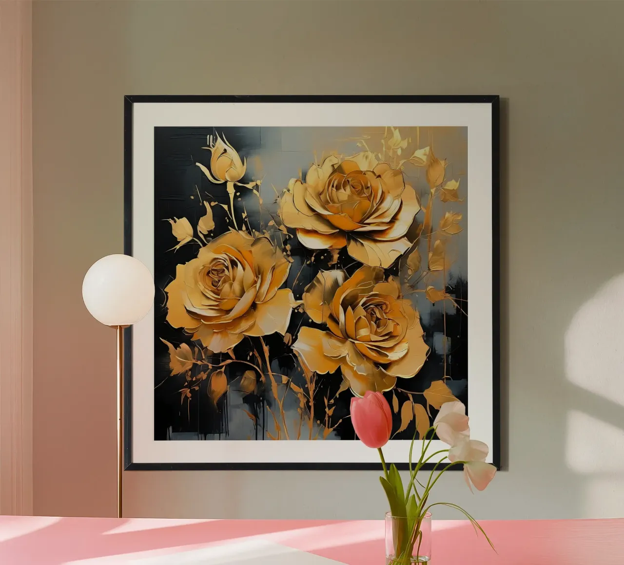 rose_oro_nero_3 carta hahnemühle da Farb- und Blütenzauber by LK