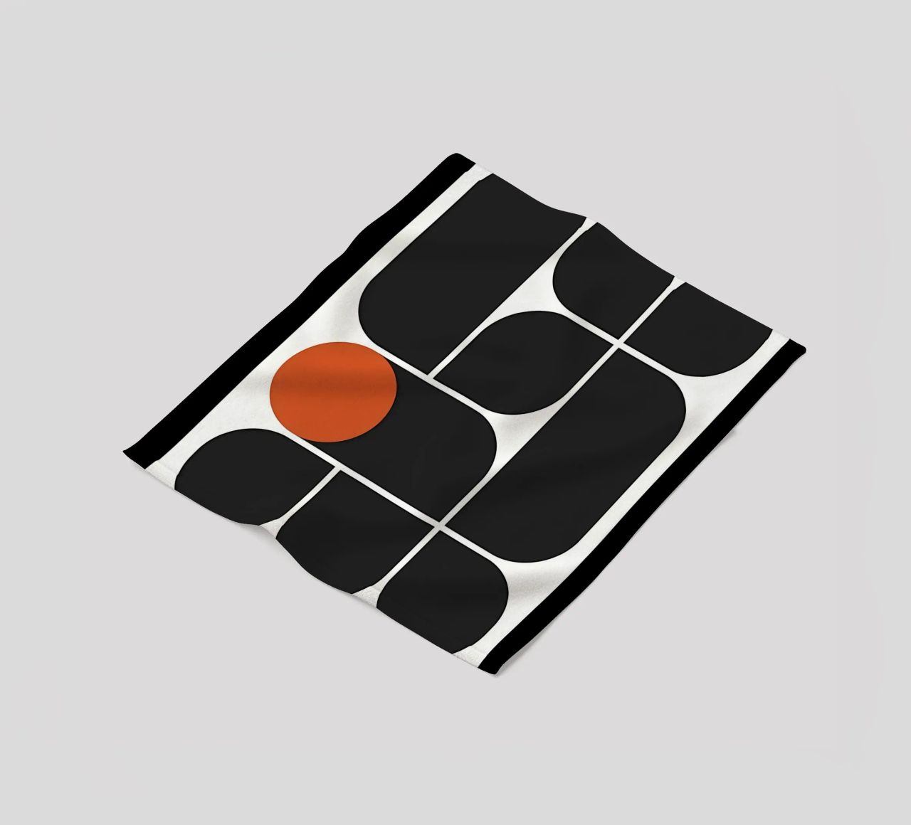 Geometry Speaks fleece blanket by Kumasama