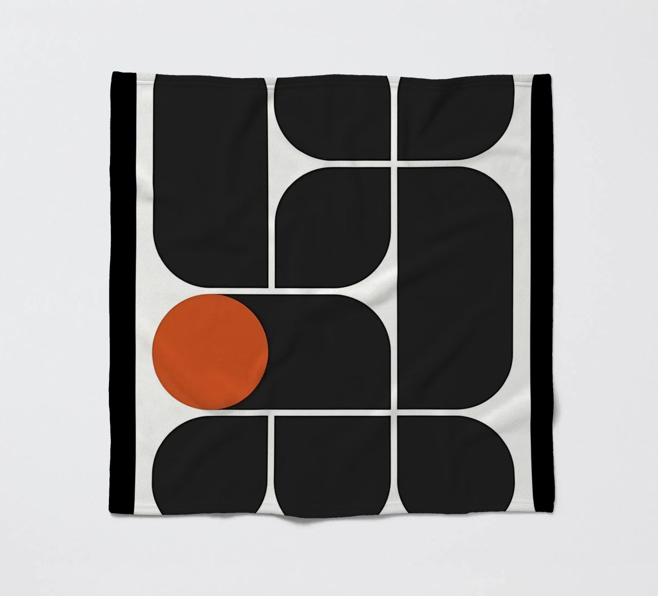 Geometry Speaks fleece blanket by Kumasama