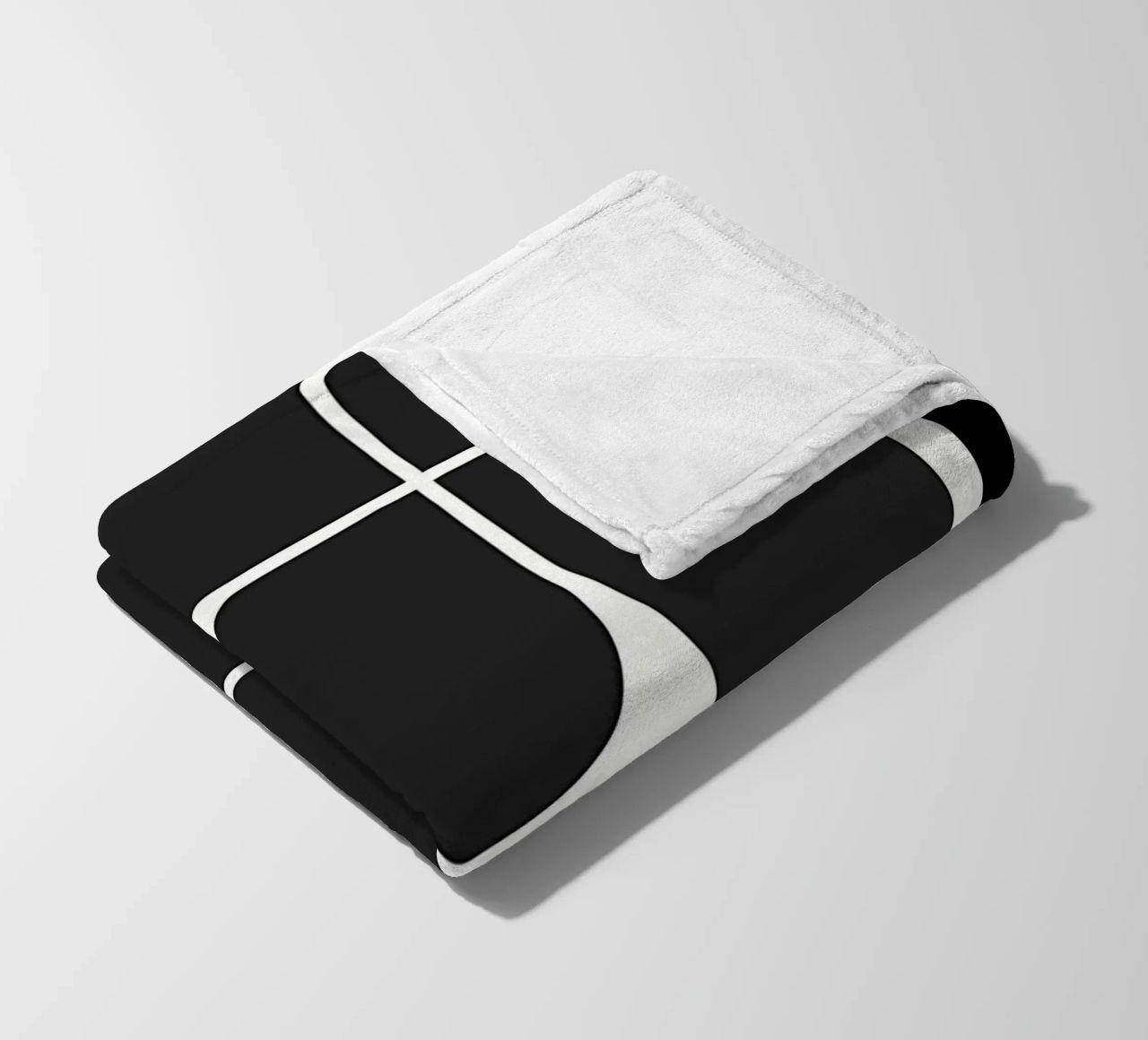 Geometry Speaks fleece blanket by Kumasama