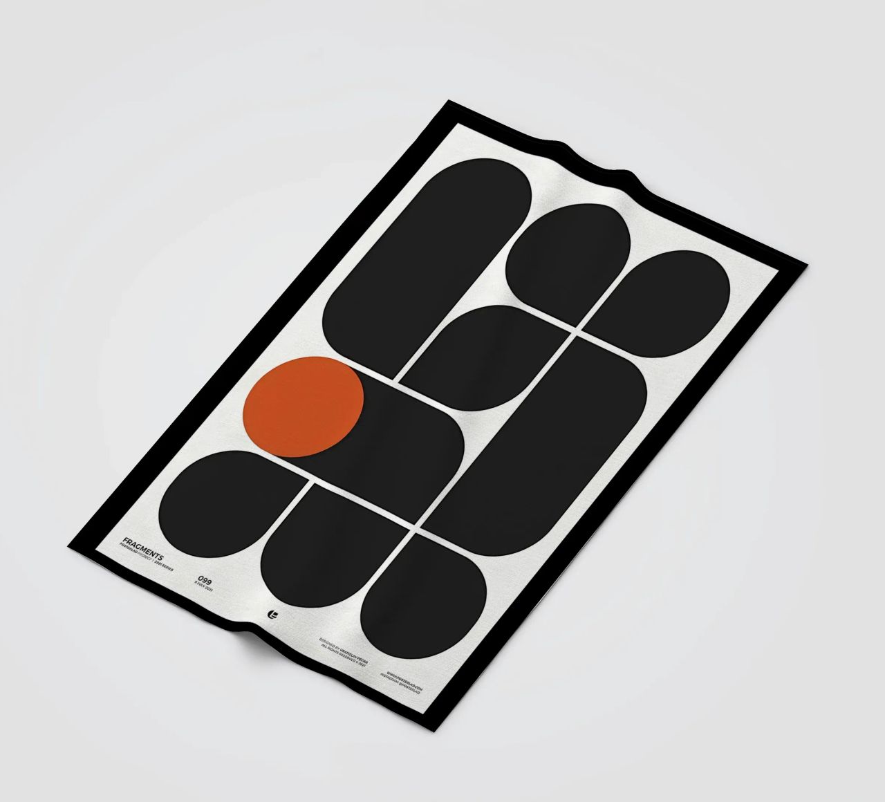Geometry Speaks fleece blanket by Kumasama