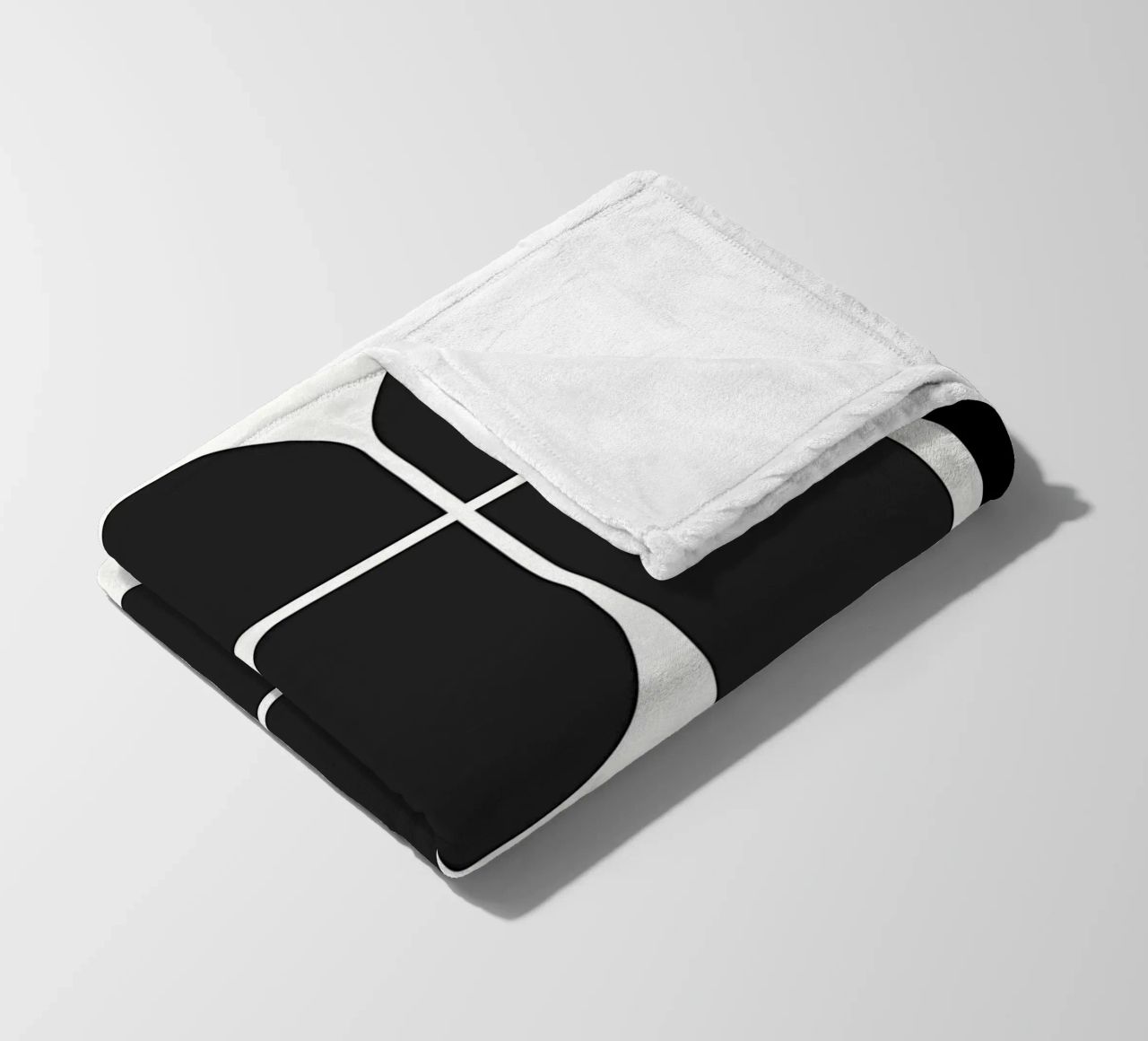 Geometry Speaks fleece blanket by Kumasama