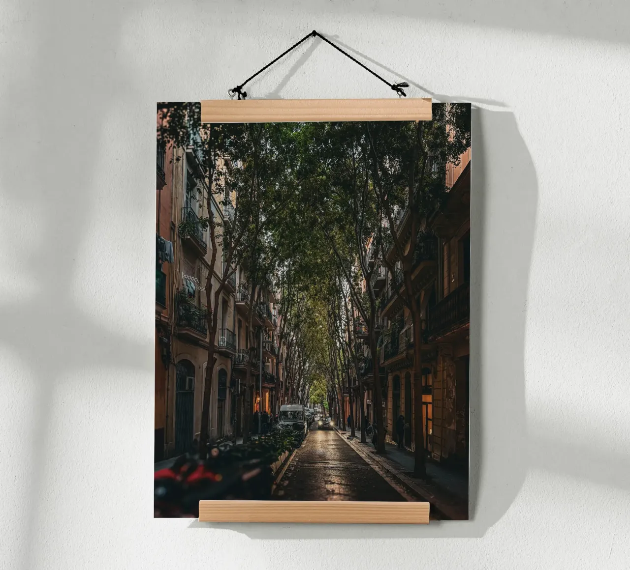 Under the Trees – Streets of Barcelona II carta hahnemühle da Thilo Grøsch